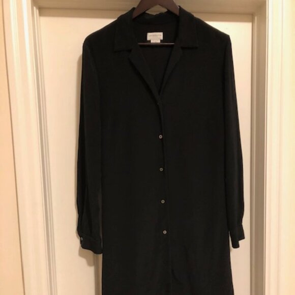 Liz Claiborne, 100% silk dress, Size "12", dark grey colour - Picture 2 of 4